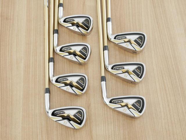 Iron set : Katana : ชุดเหล็ก Katana Sword Sniper 589 (หน้าเด้ง) มีเหล็ก 6-Pw,Aw,Sw (7 ชิ้น) ก้านกราไฟต์ Speeder 589 Flex R