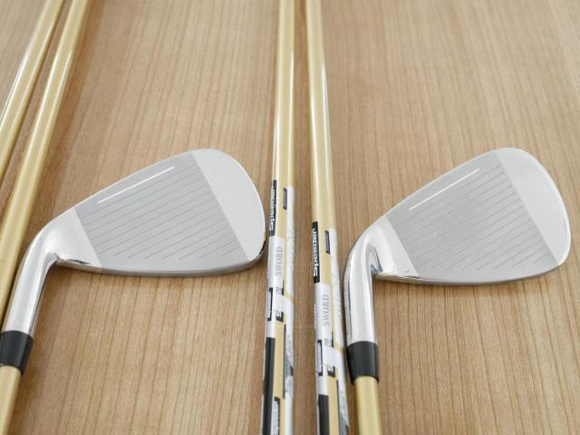 Iron set : Katana : ชุดเหล็ก Katana Sword Sniper 589 (หน้าเด้ง) มีเหล็ก 6-Pw,Aw,Sw (7 ชิ้น) ก้านกราไฟต์ Speeder 589 Flex R