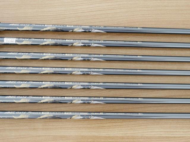 Iron set : Tsuruya : ชุดเหล็ก Tsuruya AXEL Gold Premium III (ออกปี 2019 ของใหม่ 6 หมื่นกว่าบาท หน้าเด้งสุดๆ ไกลสุดๆๆ) มีเหล็ก 7-Pw,Aw,As,Sw (7 ชิ้น) ก้านกราไฟต์ Flex R