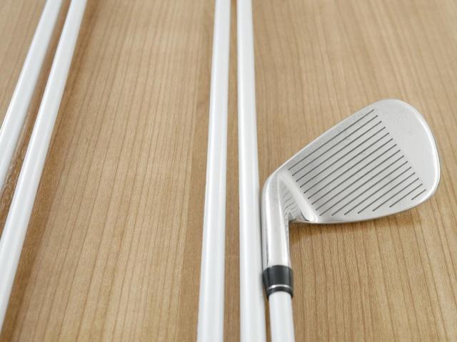 Lady club : All : ชุดเหล็ก Callaway Paradym Ai Smoke Max Fast (ออกปี 2024 ตีง่ายมาก ไกล Japan Spec.) มีเหล็ก 7-Pw,Sw (5 ชิ้น) ก้านกราไฟต์ Mitsubishi ELDIO 40 Flex L