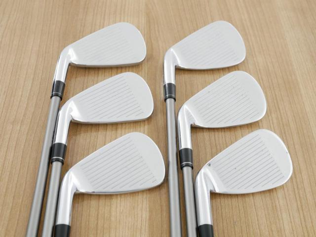 Iron set : Callaway : ชุดเหล็ก Callaway EPIC Forged Star (รุ่นท้อปสุด ปี 2020 ตีไกลกว่าปกติ 2 เบอร์) มีเหล็ก 6-Pw,Aw (6 ชิ้น) ก้านกราไฟต์ Fujikura Speeder Evolution Flex R