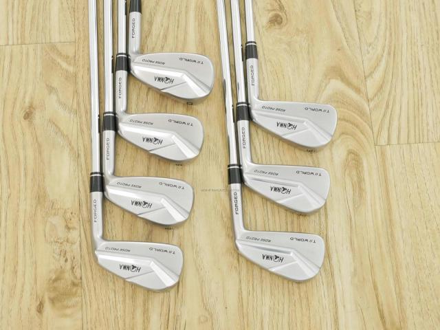 Iron set : Honma : ชุดเหล็ก Honma TW-MB Rose Proto (Forged ปี 2020) มีเหล็ก 4-10 (7 ชิ้น) ก้านเหล็ก Dynamic Gold S200