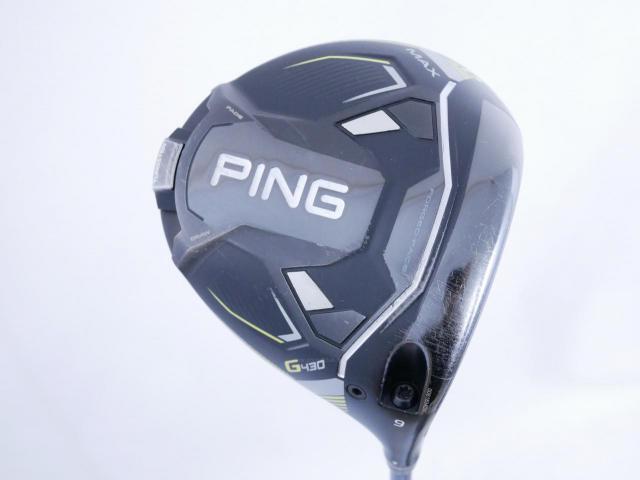 Driver : PING : ไดรเวอร์ Ping G430 Max (รุ่นปี 2023) Loft 9 (ปรับได้) ก้าน Tour AD VR-5 Flex R2