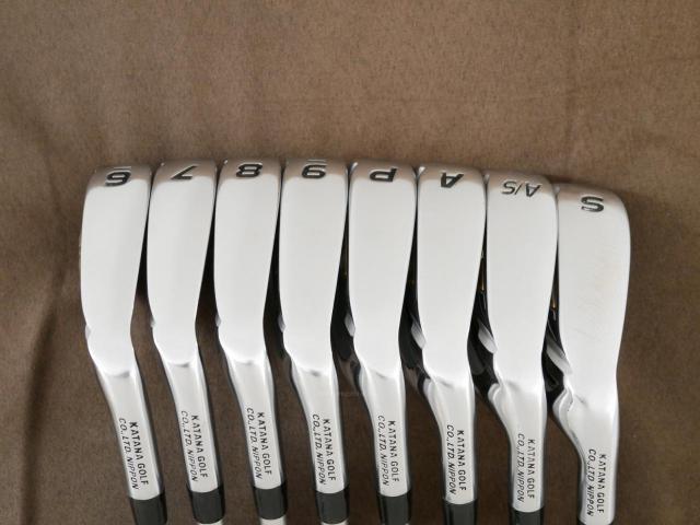 Iron set : Katana : ชุดเหล็ก Katana Voltio NINJA X (ออกปี 2020 หน้าเด้ง ตีไกลมากๆ) มีเหล็ก 6-Pw,Aw,As,Sw (8 ชิ้น) ก้านกราไฟต์ Fujikura Speeder 588 Flex R