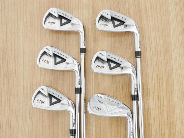 Iron set : PRGR : ชุดเหล็ก PRGR ID Nabla RS Titan Face (หน้าเด้ง ตีไกล) มีเหล็ก 5-Pw (6 ชิ้น) ก้านเหล็ก NS Pro 95 Flex S (M-43)