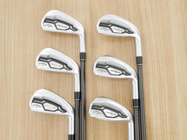 Iron set : Callaway : ชุดเหล็ก Callaway APEX Forged มีเหล็ก 5-Pw (6 ชิ้น) ก้านกราไฟต์ Flex R