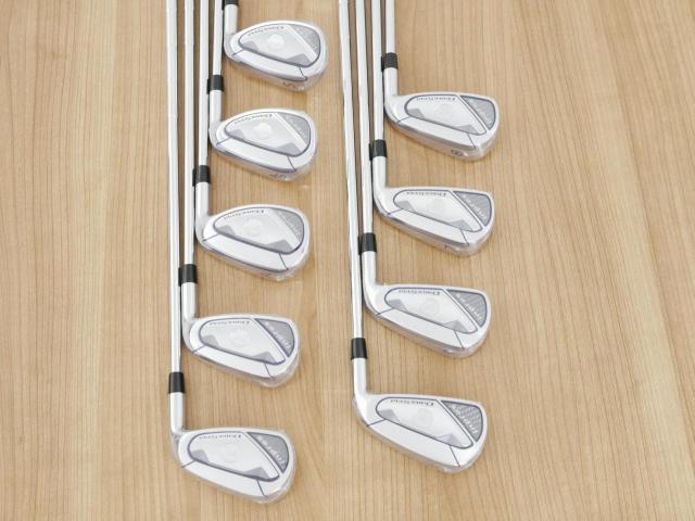 Iron set : Yamaha : **ของใหม่ ยังไม่แกะพลาสติก** ชุดเหล็ก Yamaha Inpres DriveStar (ออกปี 2023 ตีไกลที่สุด ไกลกว่าเหล็กทั่วไป 2 เบอร์ หน้าเด้งมากๆ) มีเหล็ก 5-Pw,Aw,As,Sw (9 ชิ้น) ก้านเหล็ก Dynamic Gold 85 R300