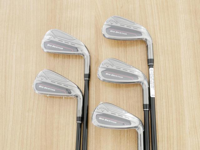 Iron set : Callaway : **ของใหม่ ยังไม่แกะพลาสติก** ชุดเหล็ก Callaway Big Bertha (ออกปี 2023 ตีง่ายที่สุดของ Callaway) มีเหล็ก 6-Pw (5 ชิ้น) ก้านกราไฟต์ Fujikura Speeder NX Flex R