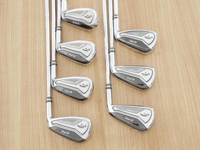 Iron set : Callaway : ชุดเหล็ก Callaway EPIC Forged Star (รุ่นท้อปสุด ปี 2020 ตีไกลกว่าปกติ 2 เบอร์) มีเหล็ก 6-Pw,Aw,Sw (7 ชิ้น) ก้านเหล็ก NS Pro 950 Flex S