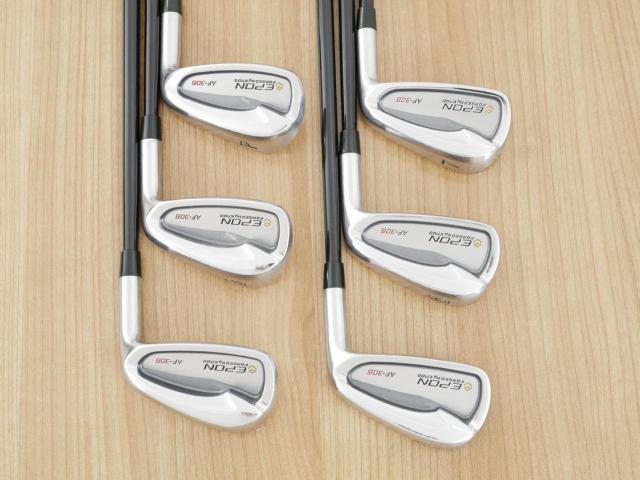Iron set : Epon : ชุดเหล็ก EPON AF-306 Forged (รุ่นปี 2023) มีเหล็ก 5-Pw (6 ชิ้น) ก้านกราไฟต์ Mitsubishi Diamana Thump i95 Flex S