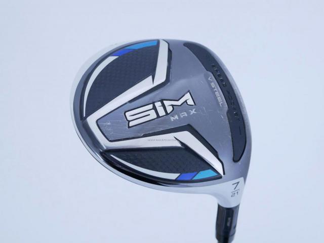 Fairway Wood : Taylormade : หัวไม้ 7 Taylormade Sim Max (ปี 2020) Loft 21 ก้าน Mitsubishi TENSEI TM50 Flex R