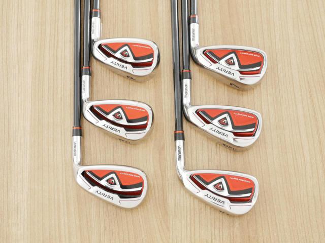Iron set : Maruman : ชุดเหล็ก Maruman Red-V II (ใบใหญ่ ตีง่าย ไกล) มีเหล็ก 5-Pw (6 ชิ้น) ก้านกราไฟต์ Flex S