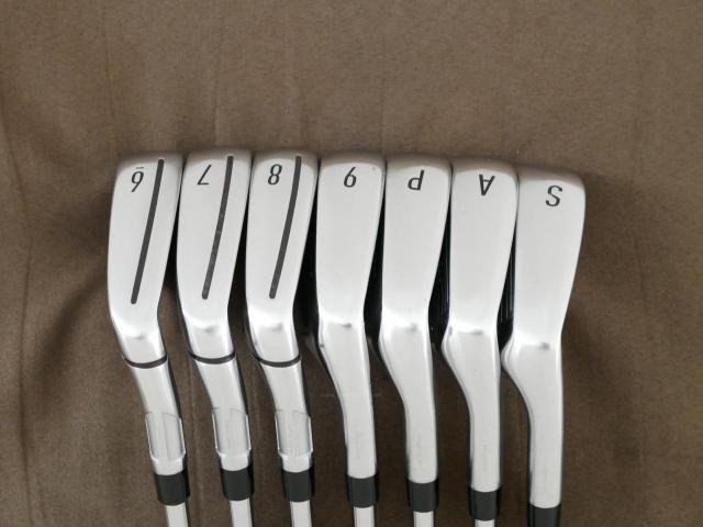Iron set : Taylormade : ชุดเหล็ก Taylormade Qi (รุ่นล่าสุด ออกปี 2024 Japan Spec.) มีเหล็ก 6-Pw,Aw,Sw (7 ชิ้น) ก้านเหล็ก NS Pro 820GH Flex R
