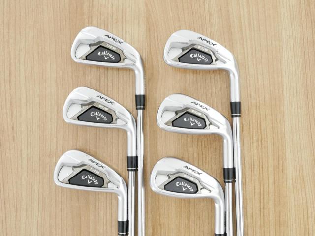 Iron set : Callaway : ชุดเหล็ก Callaway APEX DCB Forged (ปี 2022) มีเหล็ก 5-Pw (6 ชิ้น) ก้านเหล็ก NS Pro ZELOS 7 Flex S