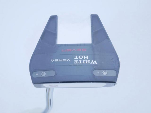 Putter : All : **ของใหม่ ยังไม่แกะพลาสติก** พัตเตอร์ Odyssey White Hot VERSA SEVEN (รุ่นล่าสุด ออกปี 2023) ก้าน Stroke LAB ยาว 33 นิ้ว