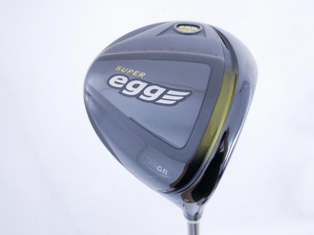 Driver : PRGR : ไดรเวอร์ PRGR Super EGG (ปี 2019 หน้าเด้งเกินกฏ COR 0.86) Loft 10.5 ก้าน M-37 Flex R