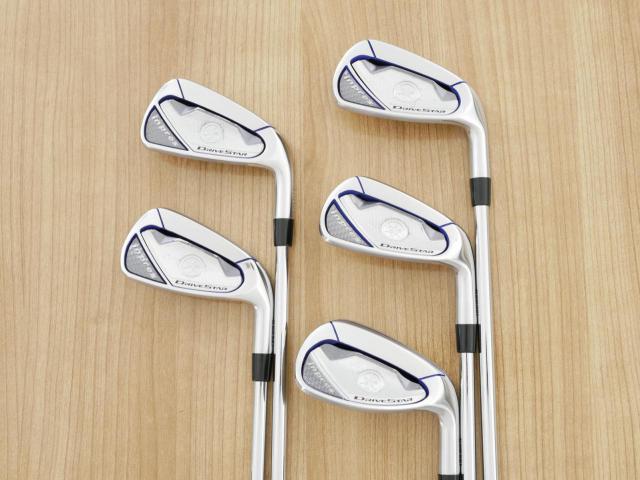 Iron set : Yamaha : ชุดเหล็ก Yamaha Inpres DriveStar (ออกปี 2023 ตีไกลที่สุด ไกลกว่าเหล็กทั่วไป 2 เบอร์ หน้าเด้งมากๆ) มีเหล็ก 7-Pw,Aw (5 ชิ้น) ก้านเหล็ก NS Pro 850 Neo Flex S