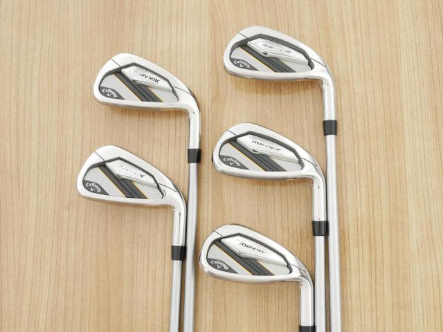 Iron set : Callaway : ชุดเหล็ก Callaway Mavrik (ปี 2020 ตีง่าย ไกลมากๆ) มีเหล็ก 6-Pw (5 ชิ้น) ก้านกราไฟต์ Mitsubishi Diamana 50 Flex R
