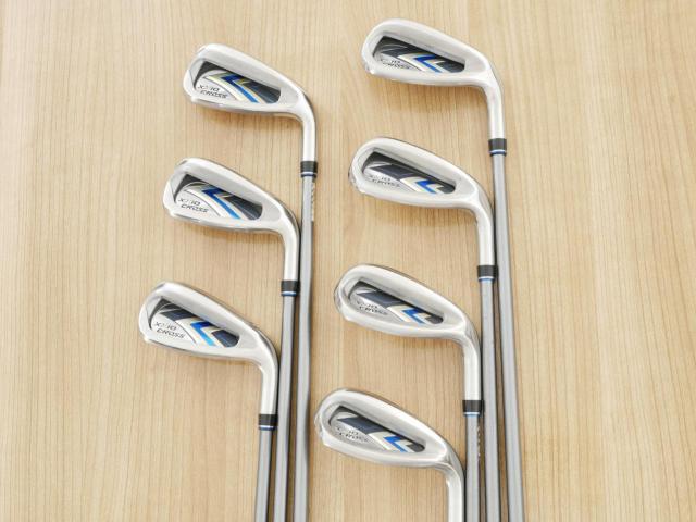 Iron set : XXIO : ชุดเหล็ก XXIO Cross 2 (ออกปี 2021 ตีไกลที่สุดของที่สุดจาก XXIO หน้าเด้งสุดๆ) มีเหล็ก 7-Pw,Aw,Dw,Sw (7 ชิ้น ตีไกลกว่าปกติ 2 เบอร์) ก้านกราไฟต์ MH-2000 Flex S