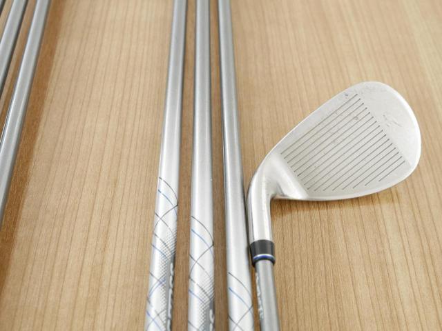 Iron set : XXIO : ชุดเหล็ก XXIO Cross 2 (ออกปี 2021 ตีไกลที่สุดของที่สุดจาก XXIO หน้าเด้งสุดๆ) มีเหล็ก 7-Pw,Aw,Dw,Sw (7 ชิ้น ตีไกลกว่าปกติ 2 เบอร์) ก้านกราไฟต์ MH-2000 Flex S