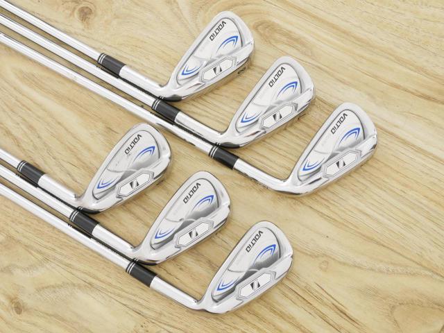 Iron set : Katana : ชุดเหล็ก Katana Voltio IV Silver (รุ่นนี้ตีไกลที่สุด ของ Katana) มีเหล็ก 6-Pw,Aw (6 ชิ้น) ก้านเหล็ก NS Pro 850 Flex R