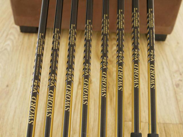 Iron set : Katana : ชุดเหล็ก Katana Sniper V (หน้าเด้ง ใบใหญ่ ตีง่าย) มีเหล็ก 5-Pw,Aw,Sw (8 ชิ้น) ก้าน Sword VI-5 Flex R