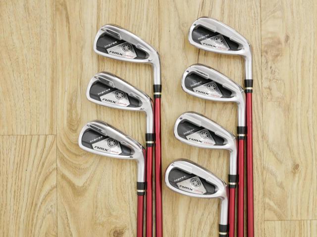 Iron set : Yamaha : ชุดเหล็ก Yamaha Inpres RMX UD+2 (ปี 2016 ตีไกลที่สุด ไกลกว่าเหล็กทั่วไป 2 เบอร์) มีเหล็ก 5-Pw,Aw (7 ชิ้น) ก้านกราไฟต์ Mitsubishi Bassara i50xct Flex R