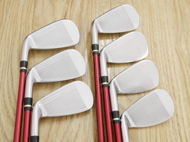 Iron set : Yamaha : ชุดเหล็ก Yamaha Inpres RMX UD+2 (ปี 2016 ตีไกลที่สุด ไกลกว่าเหล็กทั่วไป 2 เบอร์) มีเหล็ก 5-Pw,Aw (7 ชิ้น) ก้านกราไฟต์ Mitsubishi Bassara i50xct Flex R