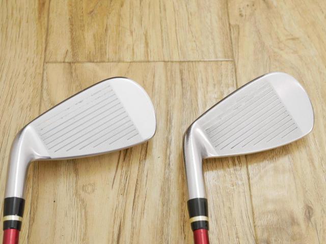 Iron set : Yamaha : ชุดเหล็ก Yamaha Inpres RMX UD+2 (ปี 2016 ตีไกลที่สุด ไกลกว่าเหล็กทั่วไป 2 เบอร์) มีเหล็ก 5-Pw,Aw (7 ชิ้น) ก้านกราไฟต์ Mitsubishi Bassara i50xct Flex R