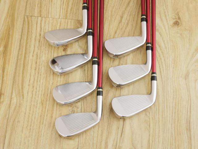 Iron set : Yamaha : ชุดเหล็ก Yamaha Inpres RMX UD+2 (ปี 2016 ตีไกลที่สุด ไกลกว่าเหล็กทั่วไป 2 เบอร์) มีเหล็ก 5-Pw,Aw (7 ชิ้น) ก้านกราไฟต์ Mitsubishi Bassara i50xct Flex R