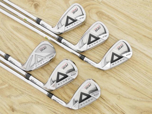 Iron set : PRGR : ชุดเหล็ก PRGR ID Nabla RS Titan Face (หน้าเด้ง ตีไกล) มีเหล็ก 5-Pw (6 ชิ้น) ก้านเหล็ก NS Pro 85 Flex SR
