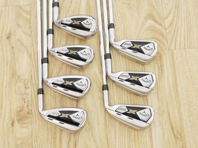 Iron set : Callaway : ชุดเหล็ก Callaway X Hot Pro มีเหล็ก 5-Pw,Sw (7 ชิ้น) ก้านเหล็ก NS Pro 950 Flex S