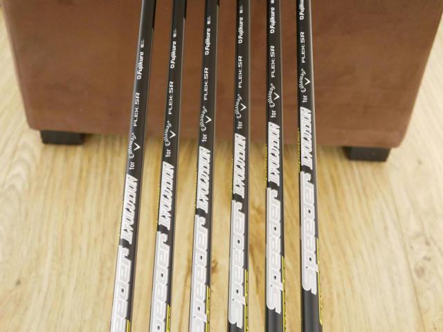 Iron set : Callaway : ชุดเหล็ก Callaway EPIC Forged Star (รุ่นท้อปสุด ปี 2020 ตีไกลกว่าปกติ 2 เบอร์) มีเหล็ก 5-Pw (6 ชิ้น) ก้านกราไฟต์ Fujikura Speeder Evolution Flex SR