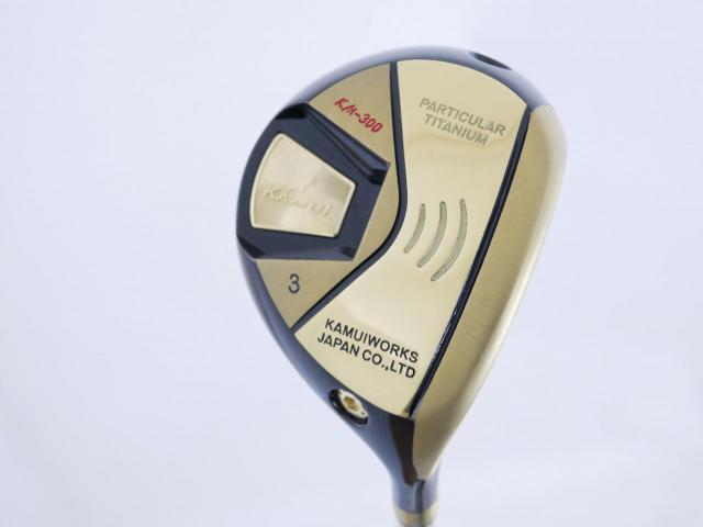 Fairway Wood : Kamui : หัวไม้ 3 Kamuiworks KM-300 (หน้าเด้ง มีสปริงข้างใน หายากมาก) Loft 15 สุดยอดก้าน Quadra Fire Express Light 45 Flex F1 (R)