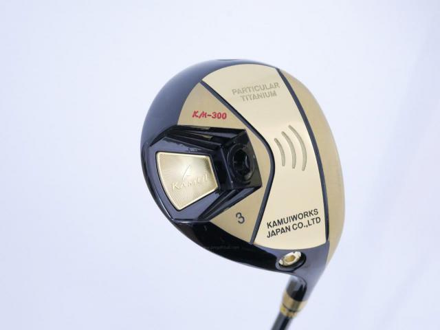 Fairway Wood : Kamui : หัวไม้ 3 Kamuiworks KM-300 (หน้าเด้ง มีสปริงข้างใน หายากมาก) Loft 15 สุดยอดก้าน Quadra Fire Express Light 45 Flex F1 (R)