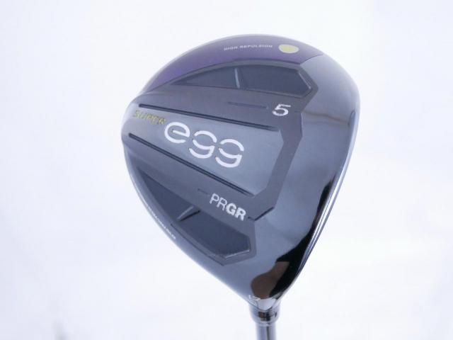 Fairway Wood : PRGR : หัวไม้ 5 PRGR Super Egg (รุ่นปี 2021 หน้าเด้งเกินกฏ COR 0.84 หายากมาก) Loft 17 ก้าน M-37 Flex R