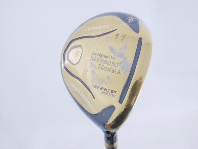 Fairway Wood : Other Brand : **ของใหม่ ยังไม่แกะพลาสติก** หัวไม้ 11 Mutsumi Honma MH250SF Loft 27 Flex R