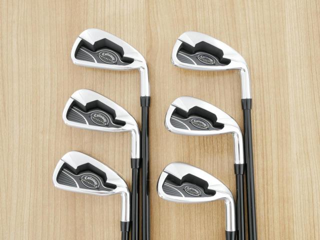 Iron set : Callaway : ชุดเหล็ก Callaway Collection (ตีง่าย ไกล) มีเหล็ก 5-Pw (6 ชิ้น) ก้านกราไฟต์ Flex R