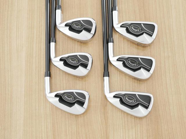 Iron set : Callaway : ชุดเหล็ก Callaway Collection (ตีง่าย ไกล) มีเหล็ก 5-Pw (6 ชิ้น) ก้านกราไฟต์ Flex R