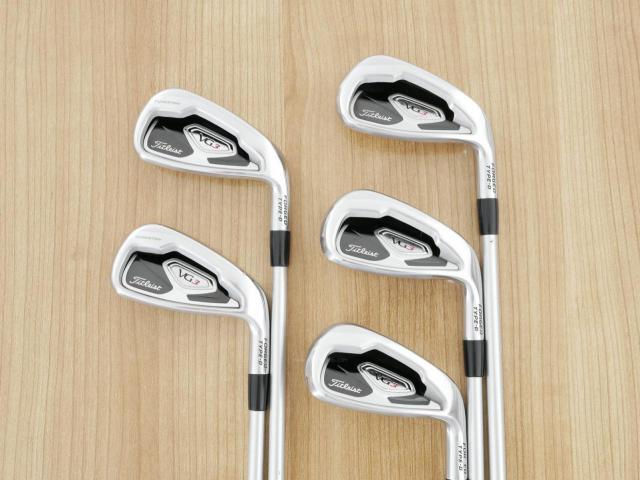 Iron set : Titleist : ชุดเหล็ก Titleist VG3 Type D Forged (ปี 2017 Japan Spec. ตีง่ายและไกลที่สุดของ Titleist) มีเหล็ก 6-Pw (5 ชิ้น) ก้านกราไฟต์ Mitsubishi VGI Flex R