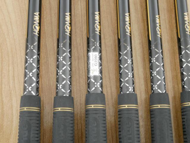 Iron set : Honma : ชุดเหล็ก Honma Beres 09 Forged Black (รุ่นล่าสุด ออกปี 2024 สวยมากๆ) มีเหล็ก 6-11 (6 ชิ้น เทียบเท่า 6-Pw) ก้าน ARMRQ FX Light Flex R