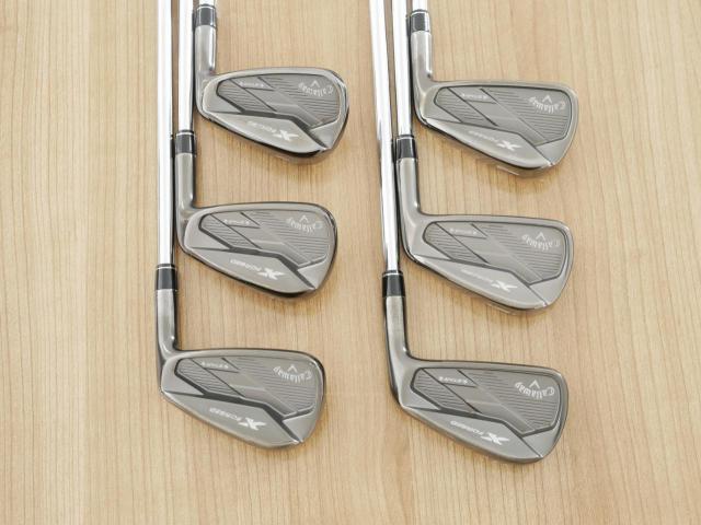 Iron set : Callaway : ชุดเหล็ก Callaway X Forged Star Black Limited (ปี 2020 หายาก) มีเหล็ก 5-Pw (6 ชิ้น) ก้านเหล็ก NS Pro Zelos 8 Flex R