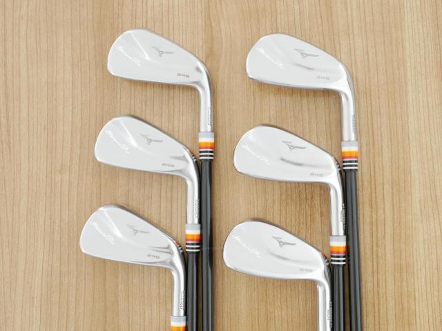 Iron set : Mizuno : ชุดเหล็ก Mizuno Pro 245 Forged (ปี 2024 นุ่ม แน่น ระยะดี) มีเหล็ก 5-Pw (6 ชิ้น) ก้านกราไฟต์ UST Mamiya ATTAS FF 95 Flex S