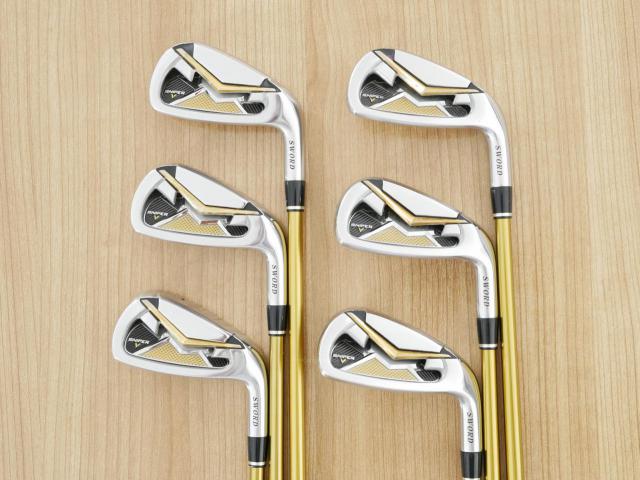 Iron set : Katana : ชุดเหล็ก Katana Sniper V (รุ่นท๊อป ใบใหญ่ ตีง่าย ไกล) มีเหล็ก 5-PW (6 ชิ้น) ก้านกราไฟต์ Sword Gold Flex R