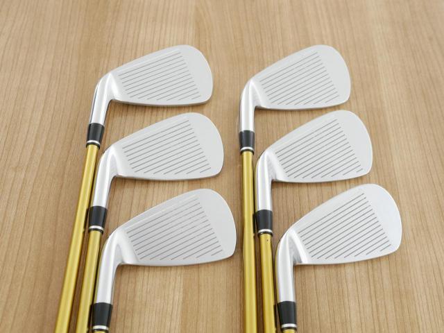 Iron set : Katana : ชุดเหล็ก Katana Sniper V (รุ่นท๊อป ใบใหญ่ ตีง่าย ไกล) มีเหล็ก 5-PW (6 ชิ้น) ก้านกราไฟต์ Sword Gold Flex R