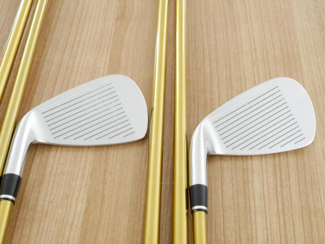 Iron set : Katana : ชุดเหล็ก Katana Sniper V (รุ่นท๊อป ใบใหญ่ ตีง่าย ไกล) มีเหล็ก 5-PW (6 ชิ้น) ก้านกราไฟต์ Sword Gold Flex R