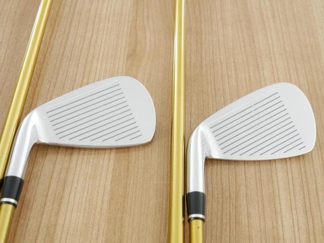 Iron set : Katana : ชุดเหล็ก Katana Sniper V (รุ่นท๊อป ใบใหญ่ ตีง่าย ไกล) มีเหล็ก 5-PW (6 ชิ้น) ก้านกราไฟต์ Sword Gold Flex R