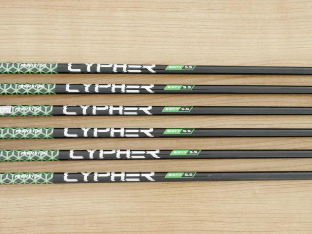 Iron set : PXG : ชุดเหล็ก PXG 0211 DUAL COR (ออกปี 2021 หน้าเด้ง ตีไกลมากๆ) มีเหล็ก 6-Pw,Aw (6 ชิ้น) ก้านกราไฟต์ Project X CYPHER SIXTY 5.5 (Flex SR)