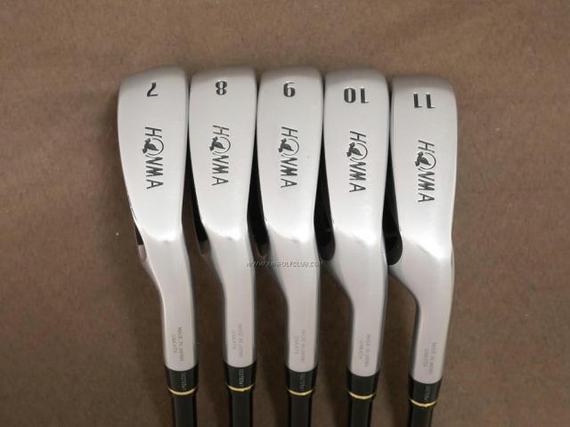 Iron set : Honma : ชุดเหล็ก Honma AMAZING Spec (หน้าเด้ง โกงองศาสุดๆ ไกลที่สุด) มีเหล็ก 7-11 (5 ชิ้น ระยะเทียบเท่า 6-Pw) ก้านกราไฟต์ Flex R