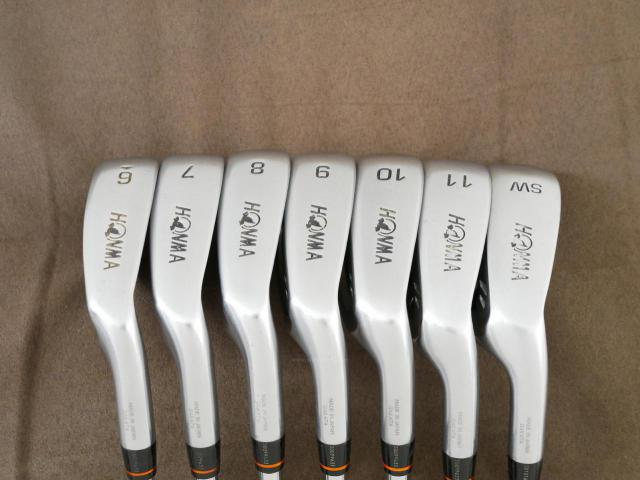 Iron set : Honma : ชุดเหล็ก Honma ATHPORT E+ มีเหล็ก 6-11,Sw (7 ชิ้น) ก้านเหล็ก NS Pro 950 Flex R